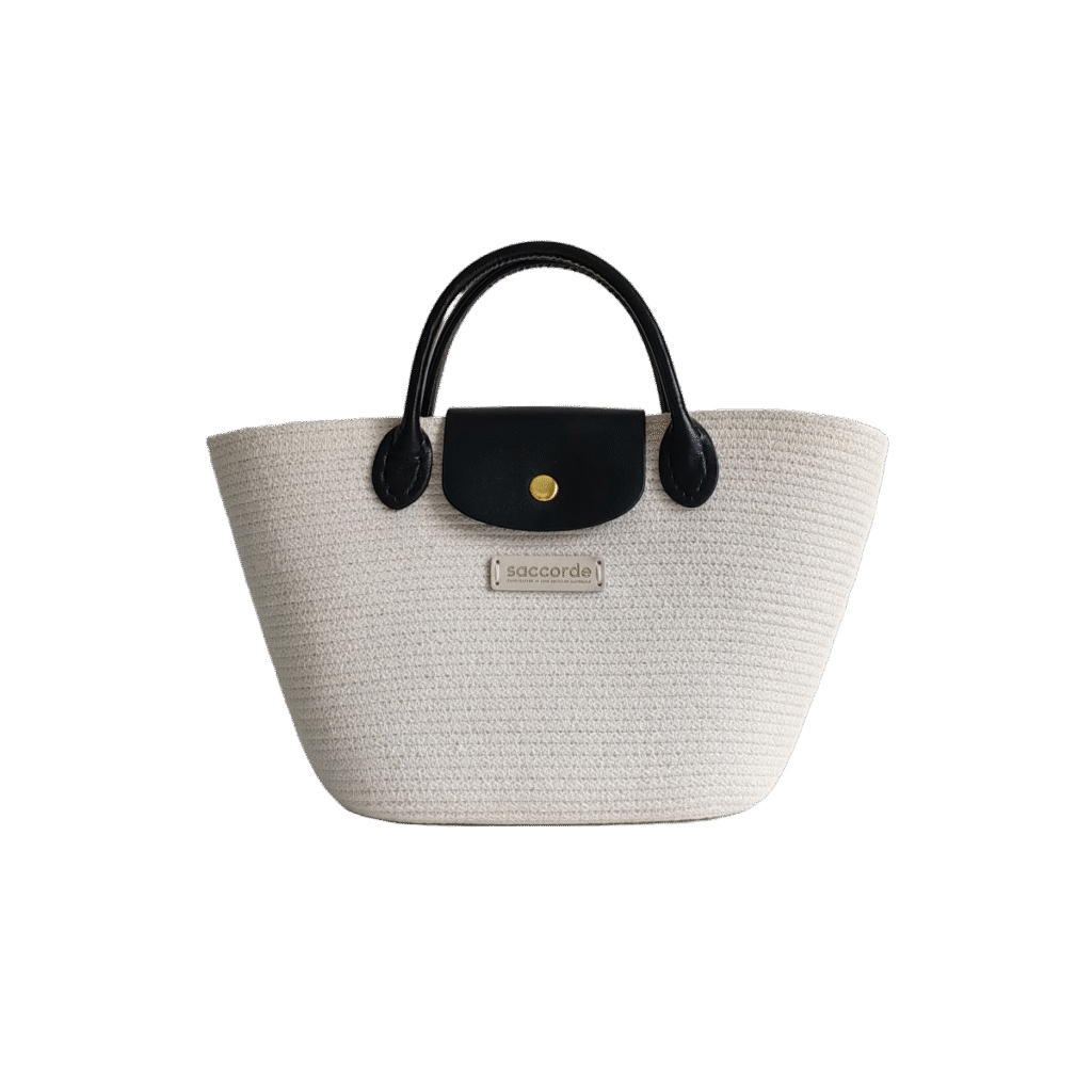 Sac Capri écru noir