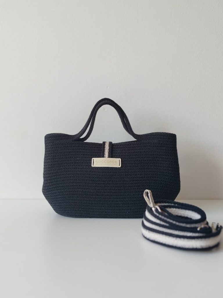 Sac Lovène noir avec Bandoulière