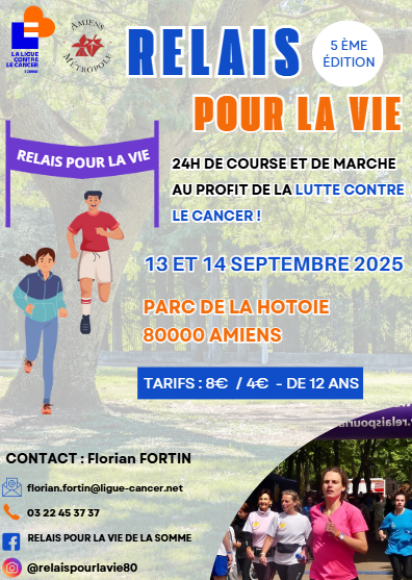 Affiche Relais pour la vie